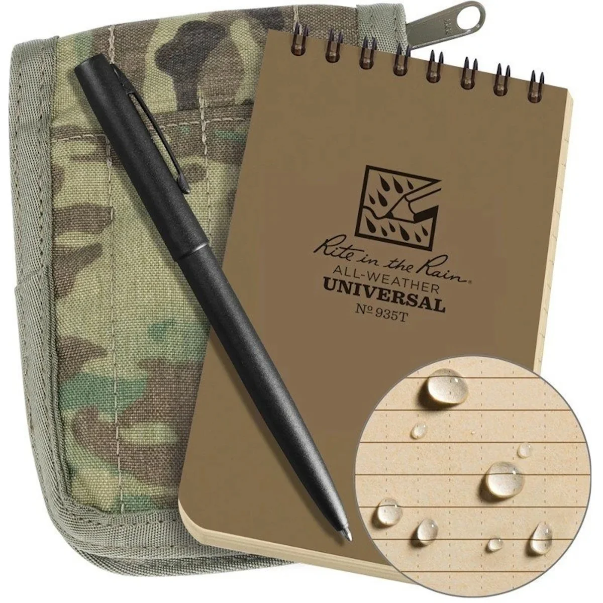 Rite in the Rain Top Bound Notebook Kit 3" x 5" - Camo